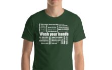 Wash your hands coronavirus t-shirt