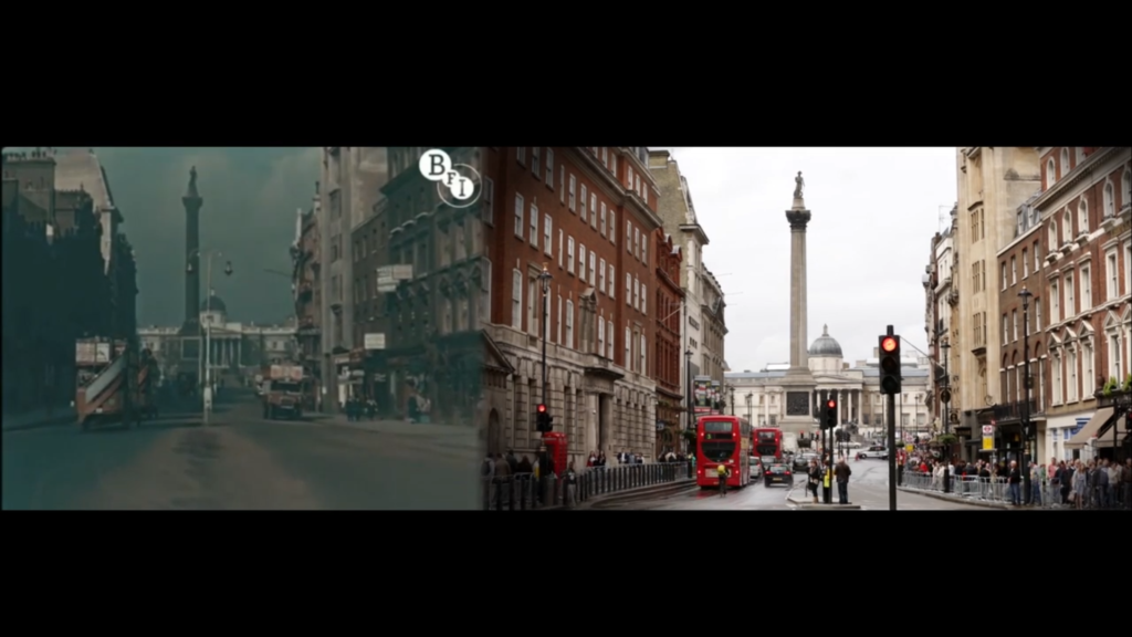 London video side by side 1927 and 2013